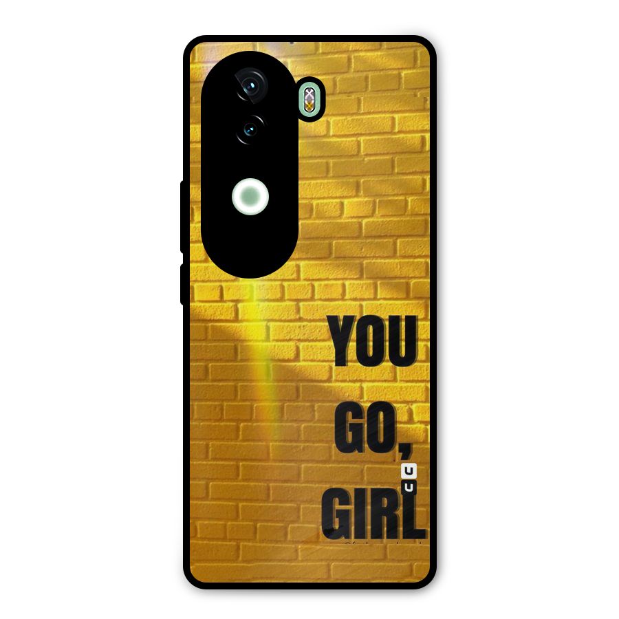 You Go Girl Wall Metal Back Case for Vivo V40e