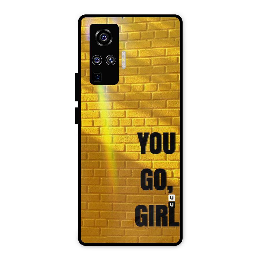 You Go Girl Wall Metal Back Case for Vivo X50 Pro