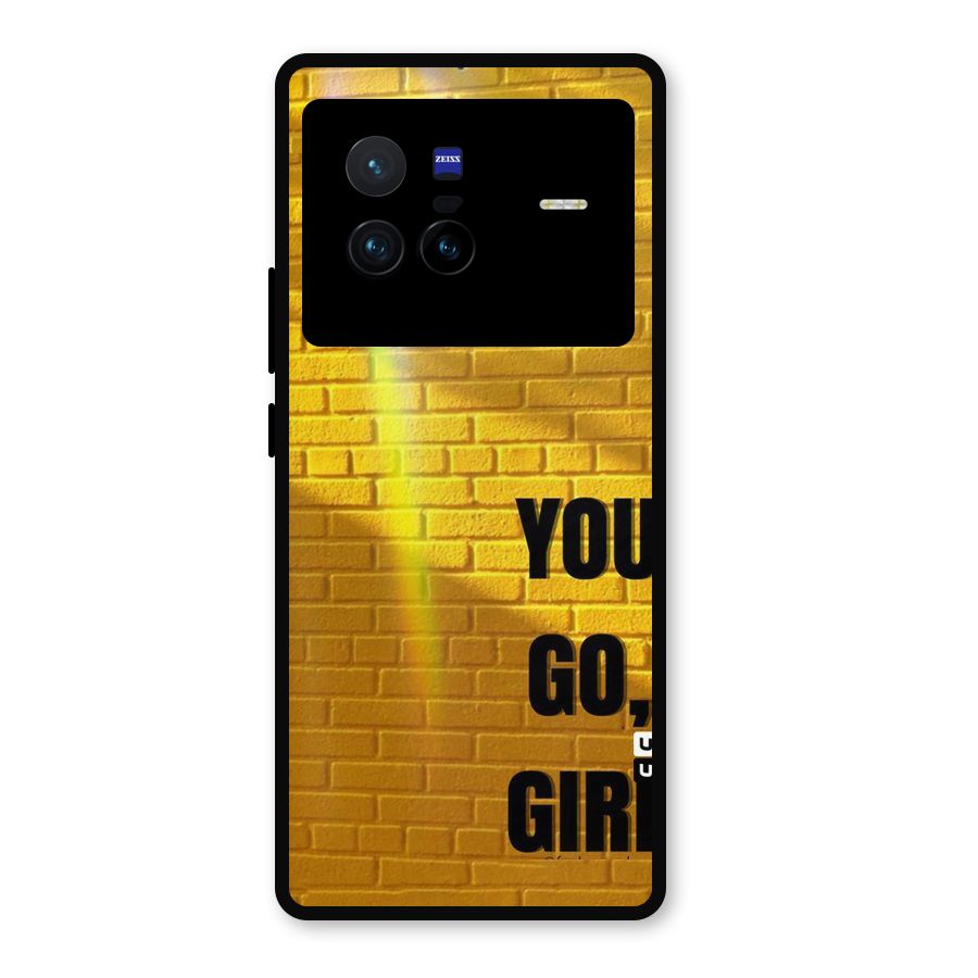 You Go Girl Wall Metal Back Case for Vivo X80