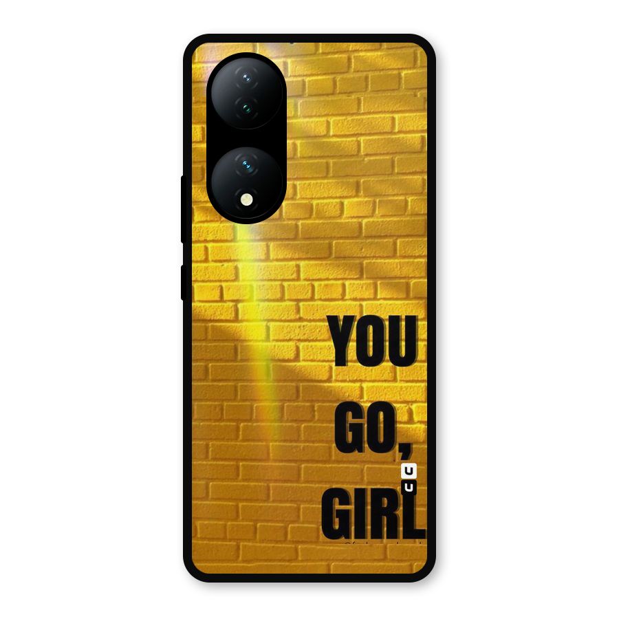 You Go Girl Wall Metal Back Case for Vivo Y100