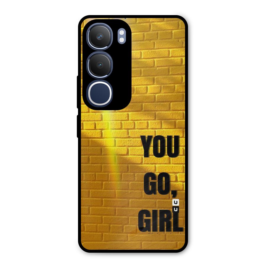 You Go Girl Wall Metal Back Case for Vivo Y29