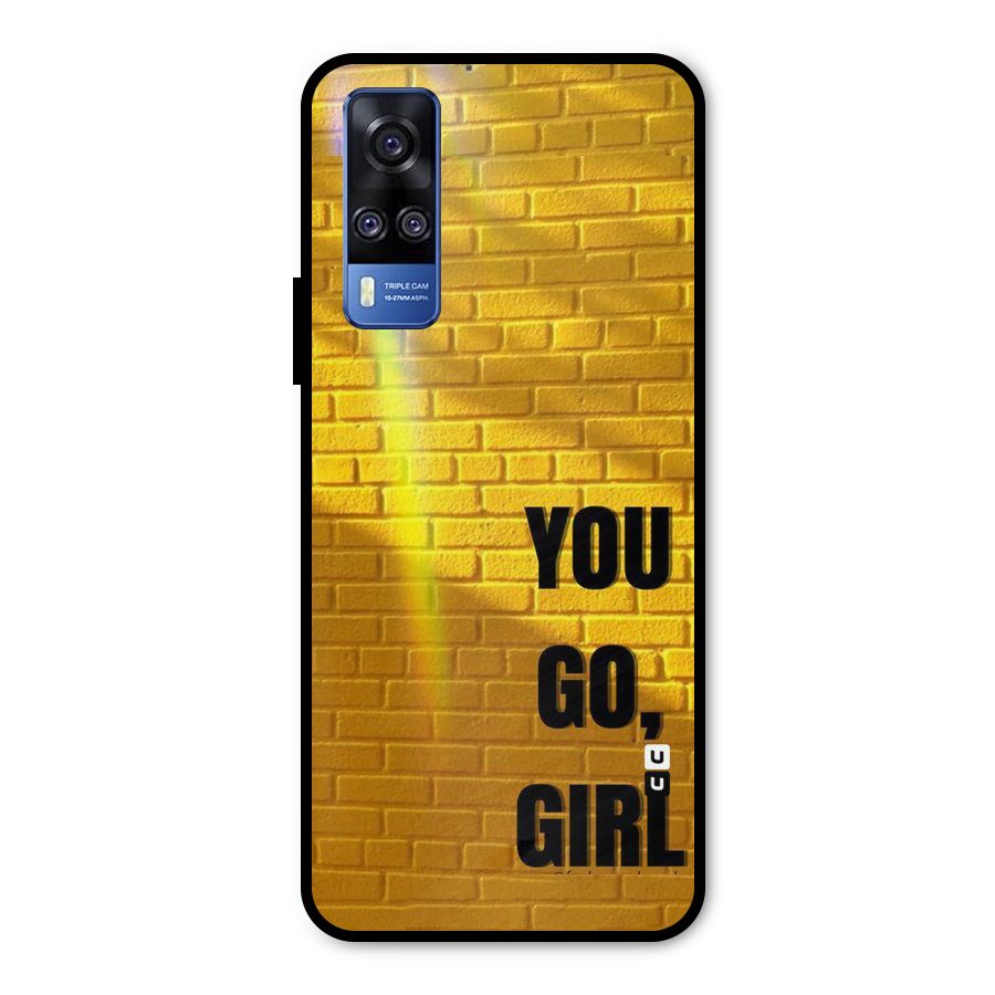 You Go Girl Wall Metal Back Case for Vivo Y31