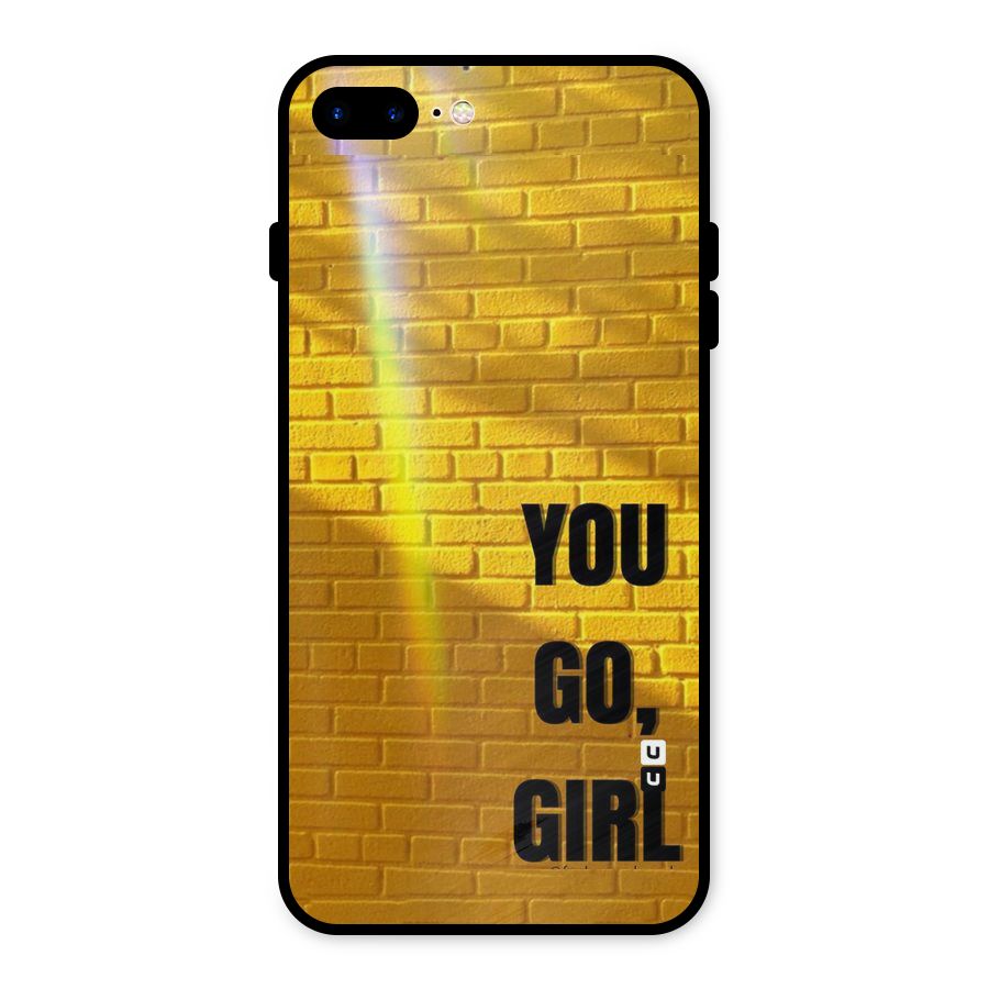 You Go Girl Wall Metal Back Case for iPhone 8 Plus