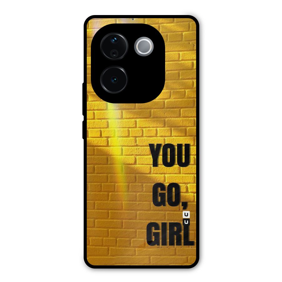 You Go Girl Wall Metal Back Case for iQOO Z9s Pro