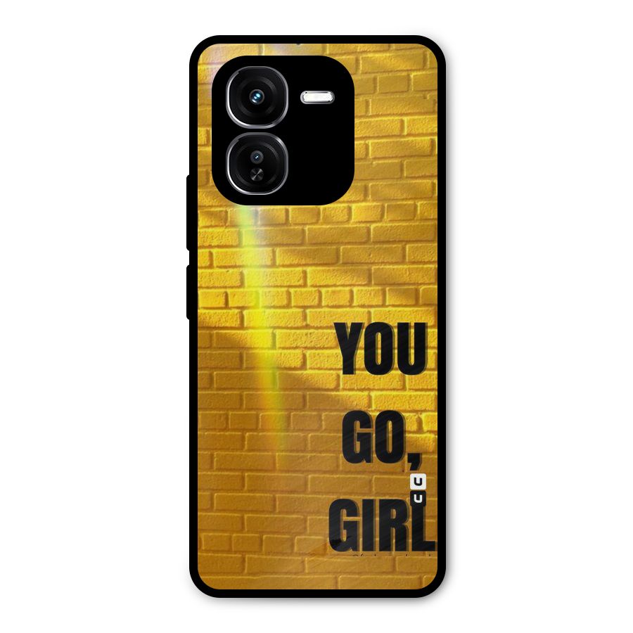 You Go Girl Wall Metal Back Case for iQOO Z9x