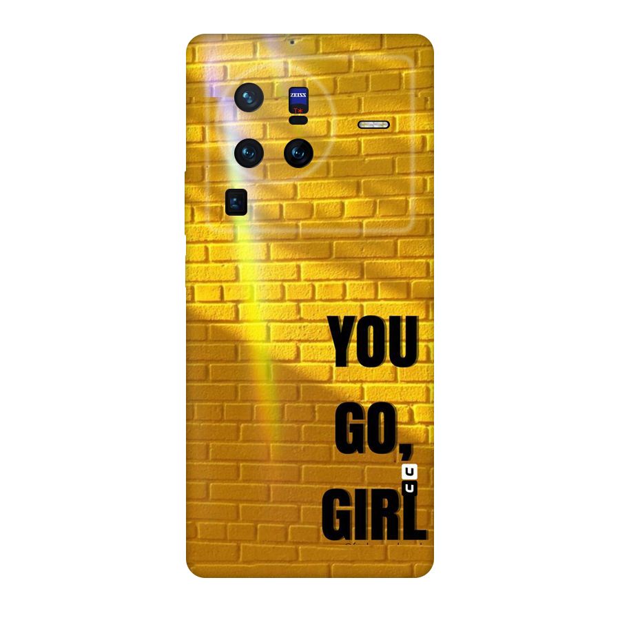 You Go Girl Wall Original Polycarbonate Back Case for Vivo X80