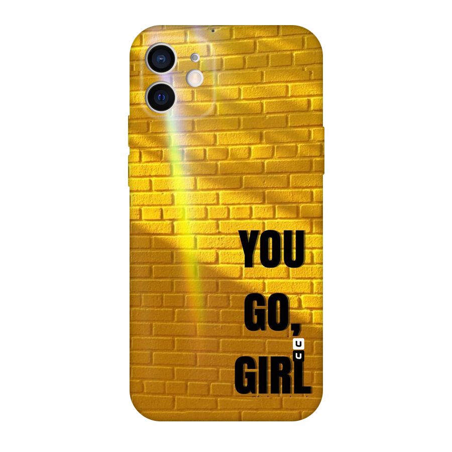 You Go Girl Wall Original Polycarbonate Back Case for iPhone 12