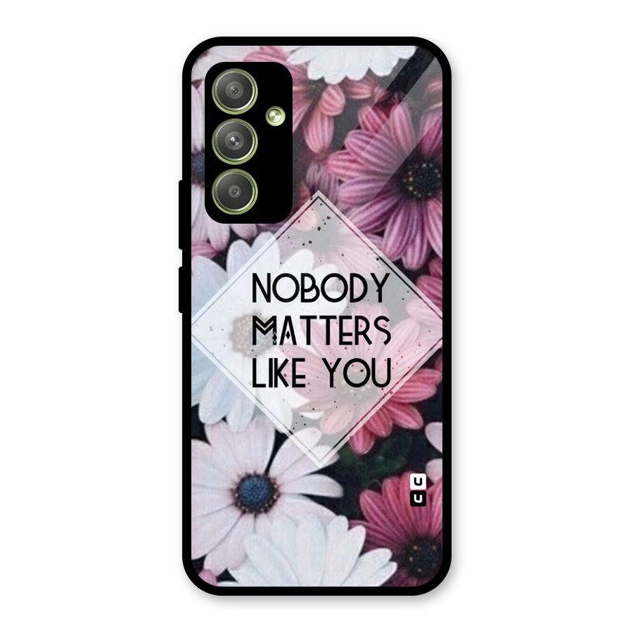 You Matter Glass Back Case for Galaxy A54