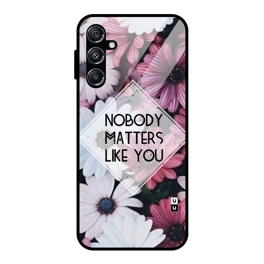 You Matter Glass Back Case for Galaxy M34 5G