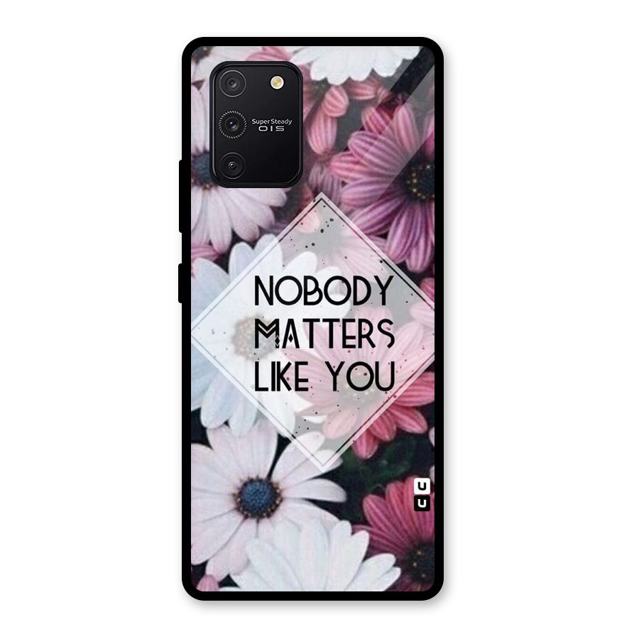 You Matter Glass Back Case for Galaxy S10 Lite