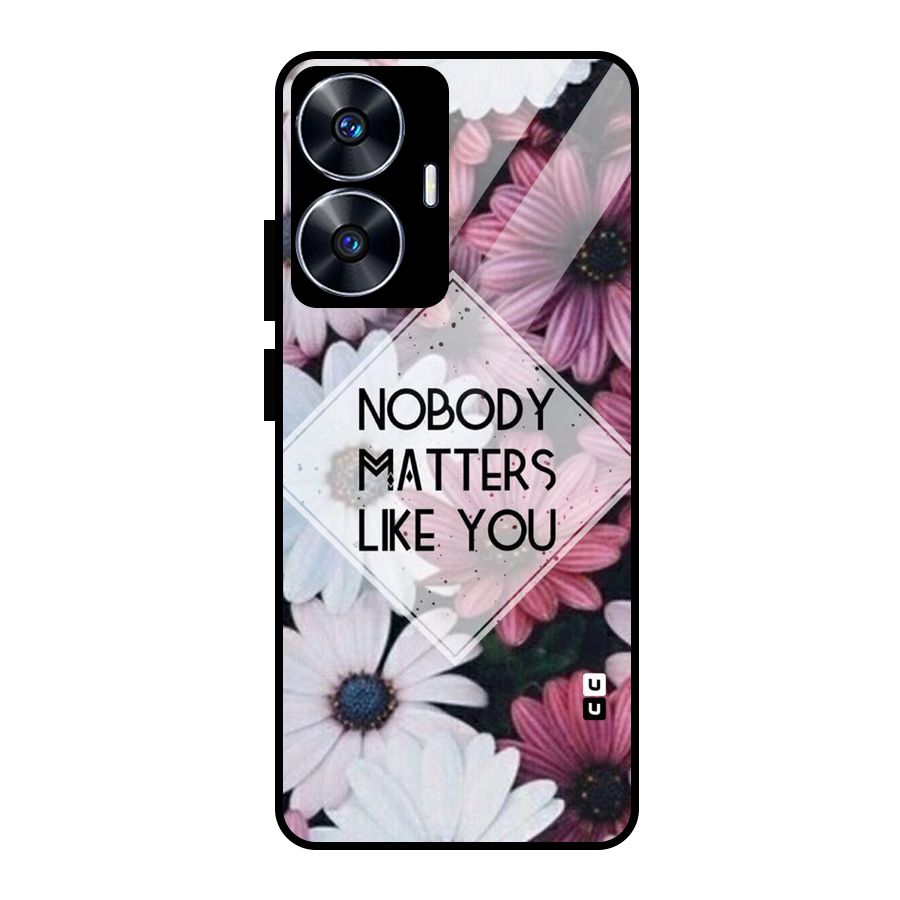You Matter Glass Back Case for Realme Narzo N55