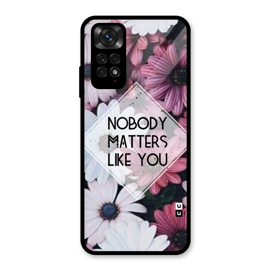 You Matter Glass Back Case for Redmi Note 11S
