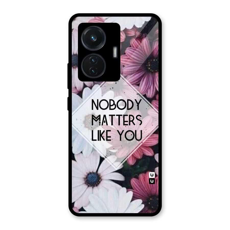 You Matter Glass Back Case for Vivo T1 44W