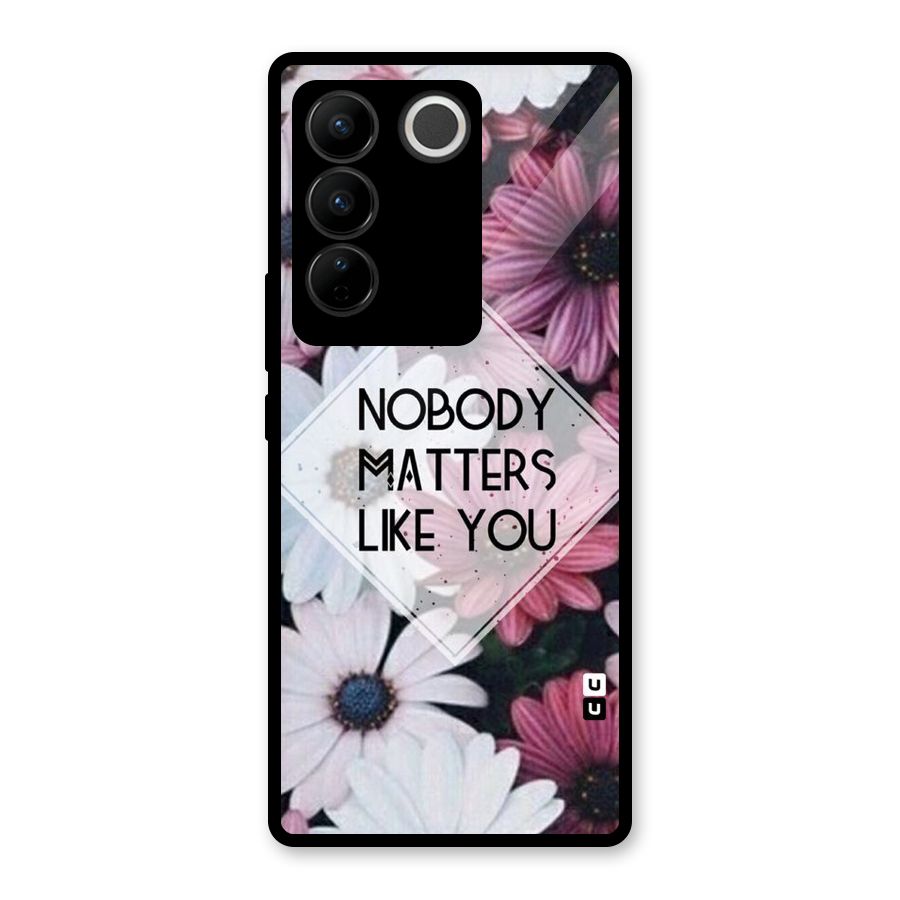 You Matter Glass Back Case for Vivo V27