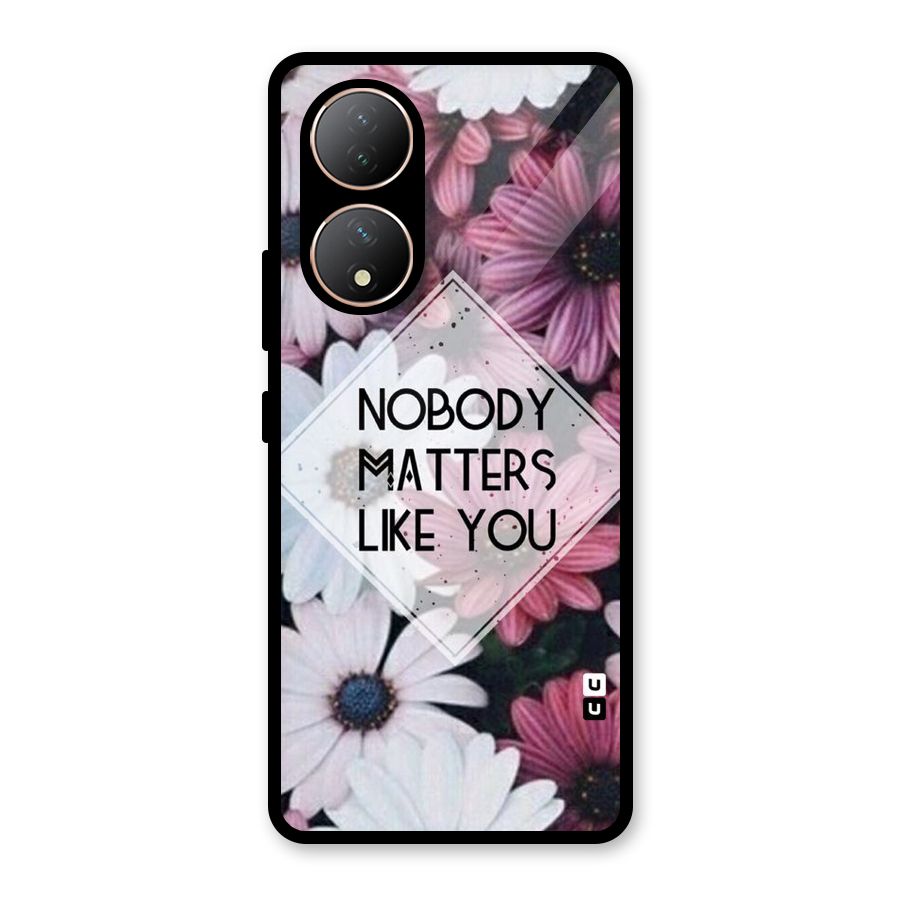 You Matter Glass Back Case for Vivo Y100A