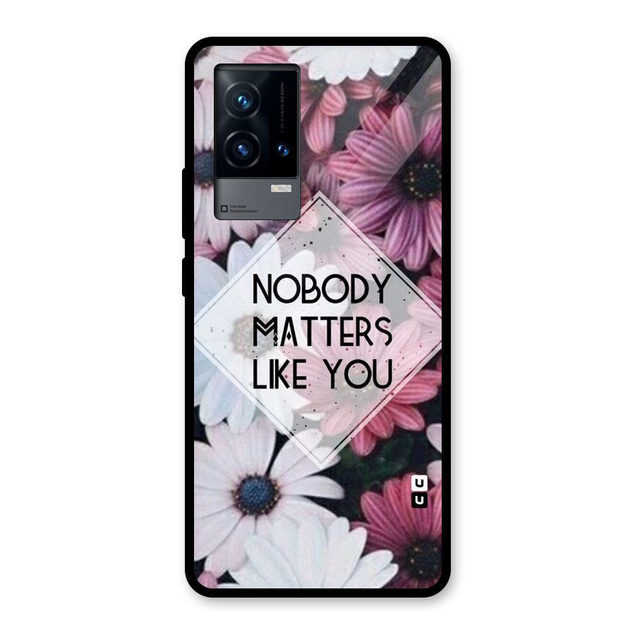 You Matter Glass Back Case for iQOO 9 5G