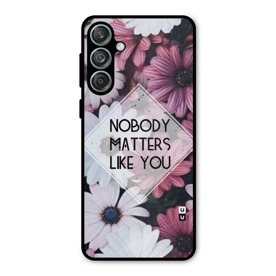 You Matter Metal Back Case for Galaxy M55 5G