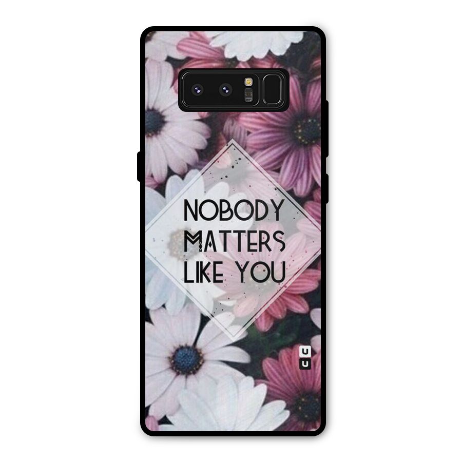 You Matter Metal Back Case for Galaxy Note 8