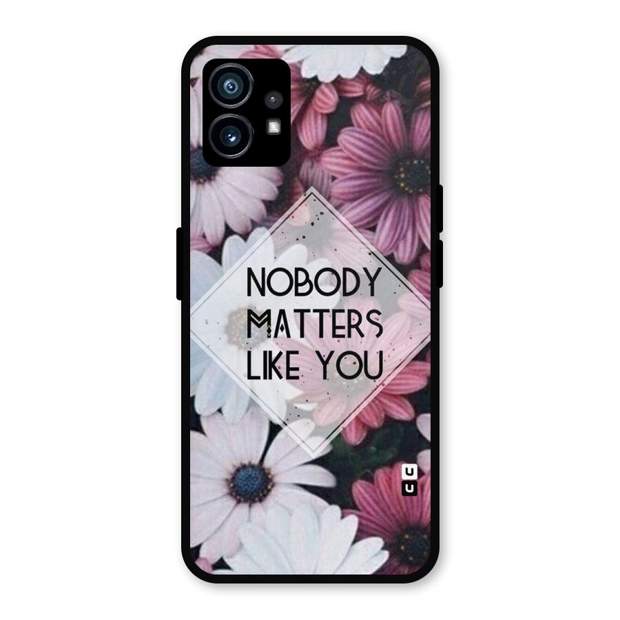 You Matter Metal Back Case for Nothing Phone 1