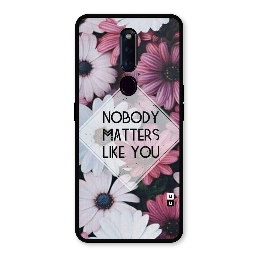 You Matter Metal Back Case for Oppo F11 Pro
