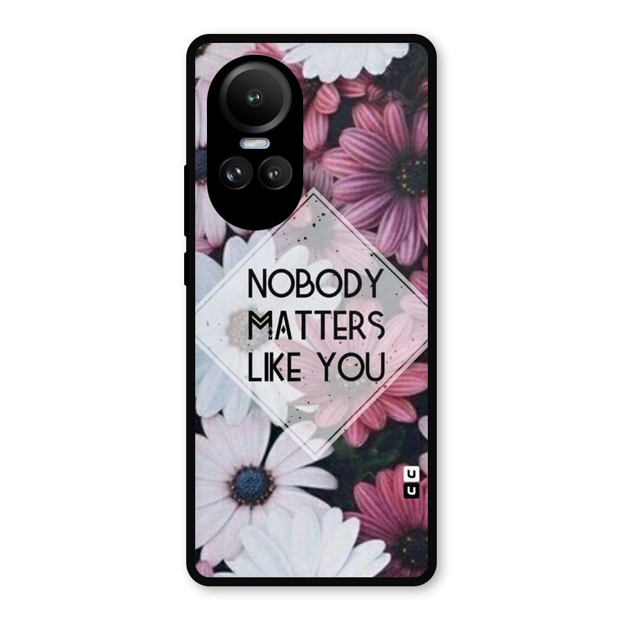 You Matter Metal Back Case for Oppo Reno10 Pro