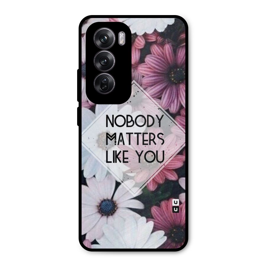 You Matter Metal Back Case for Oppo Reno12 Pro