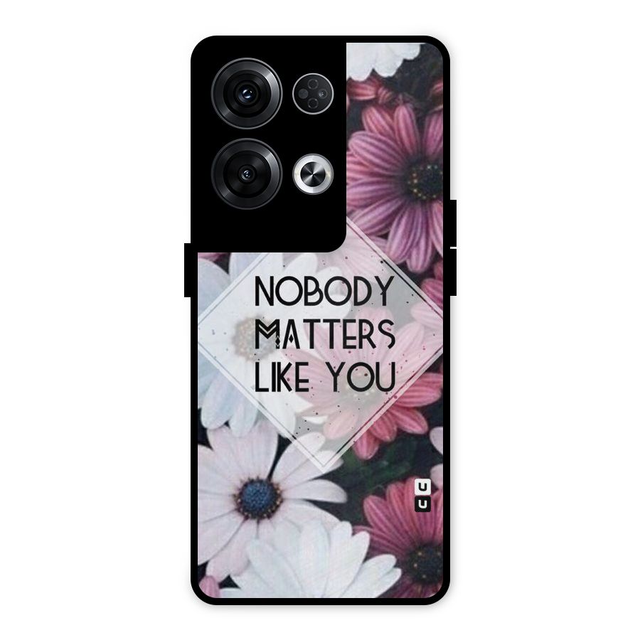 You Matter Metal Back Case for Oppo Reno8 Pro 5G
