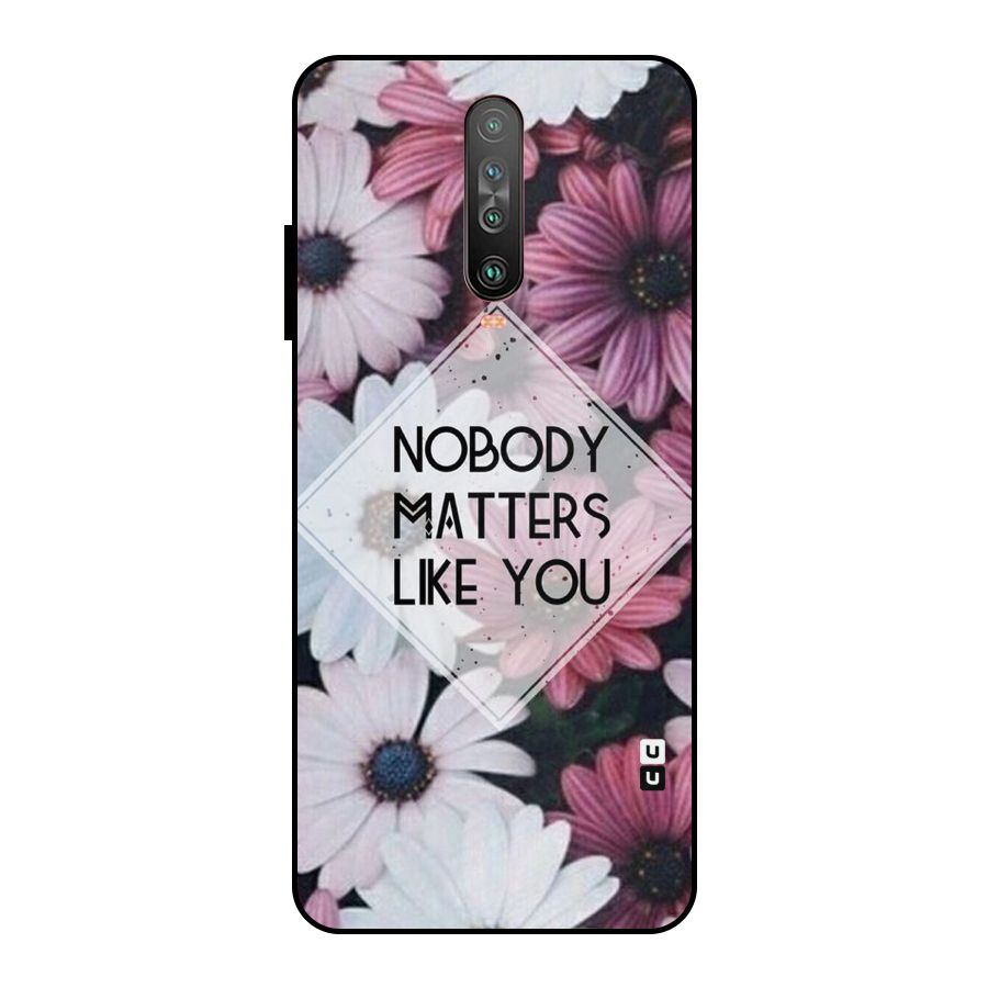 You Matter Metal Back Case for Poco X2