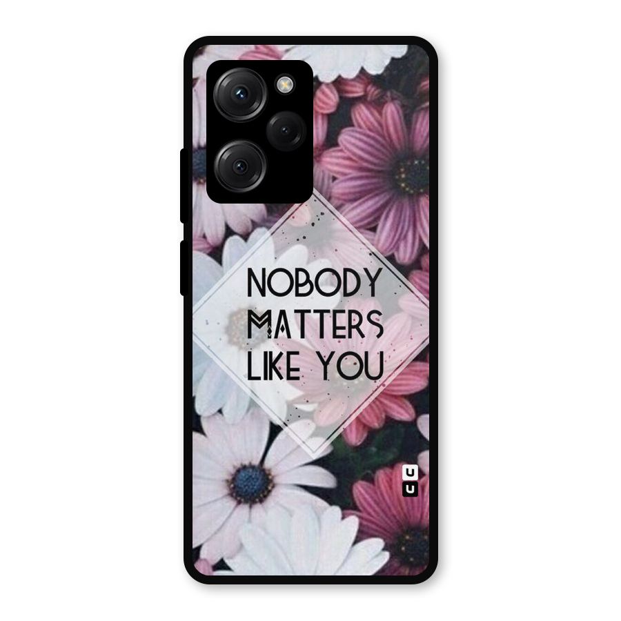 You Matter Metal Back Case for Poco X5 Pro