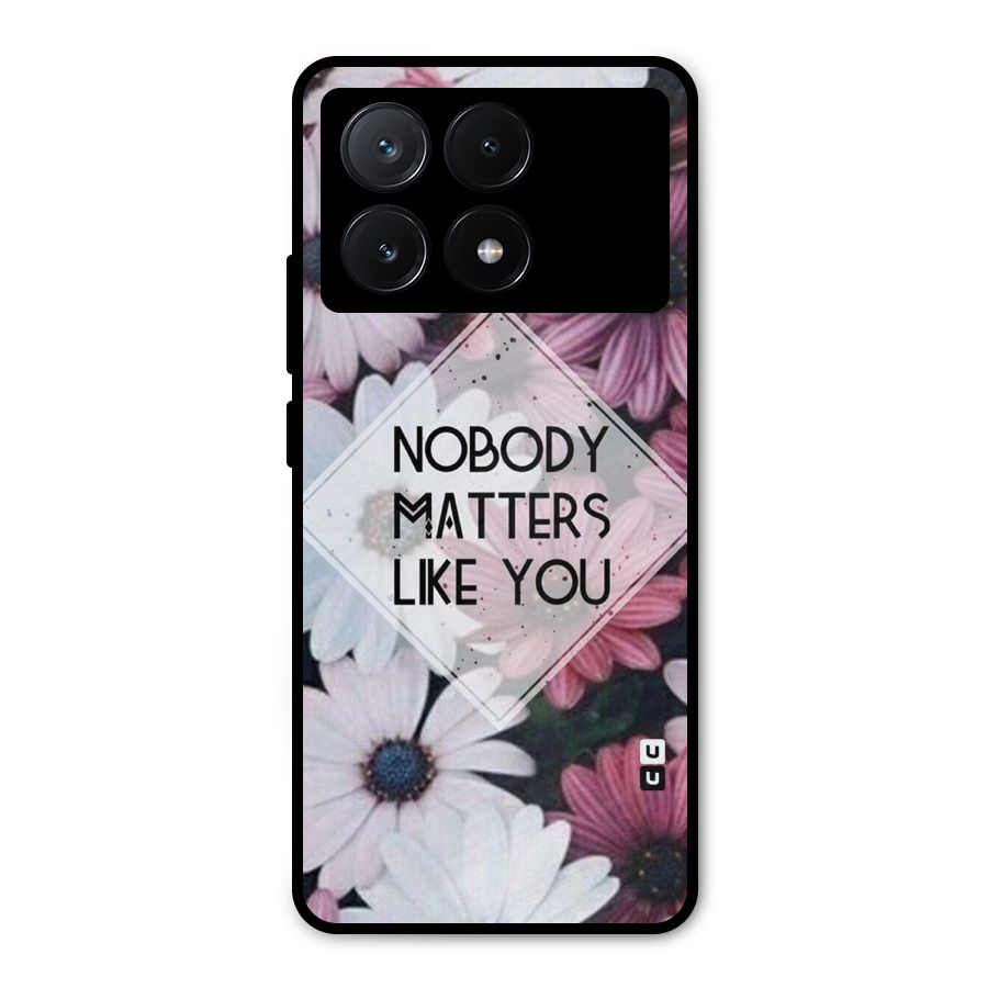 You Matter Metal Back Case for Poco X6 Pro