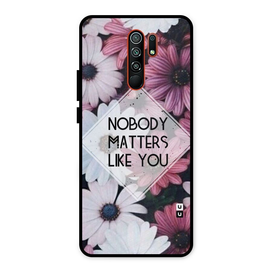 You Matter Metal Back Case for Redmi 9 Prime