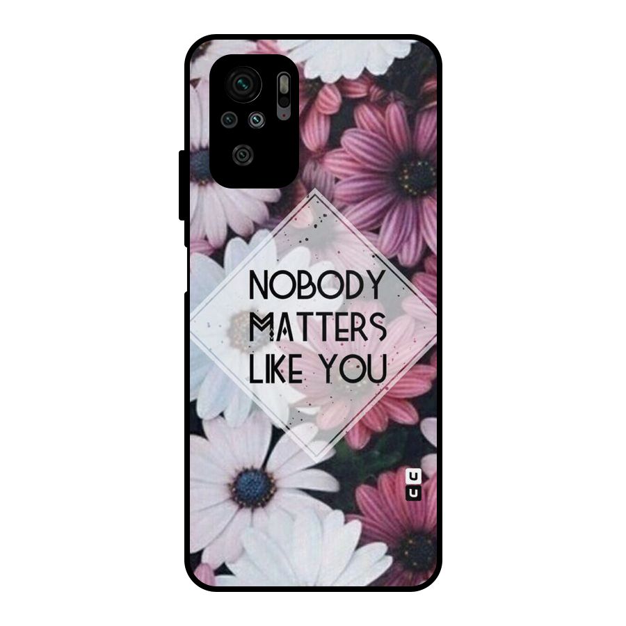 You Matter Metal Back Case for Redmi Note 10S