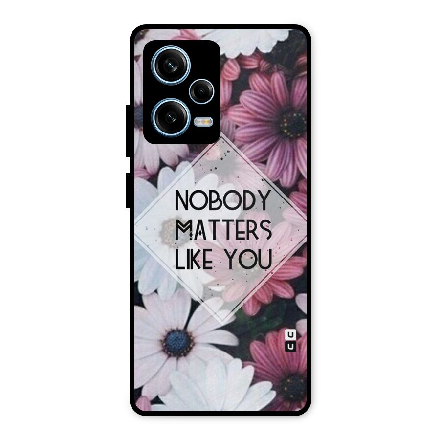 You Matter Metal Back Case for Redmi Note 12 Pro