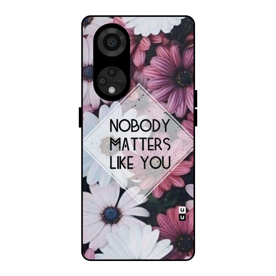 You Matter Metal Back Case for Reno8 T 5G