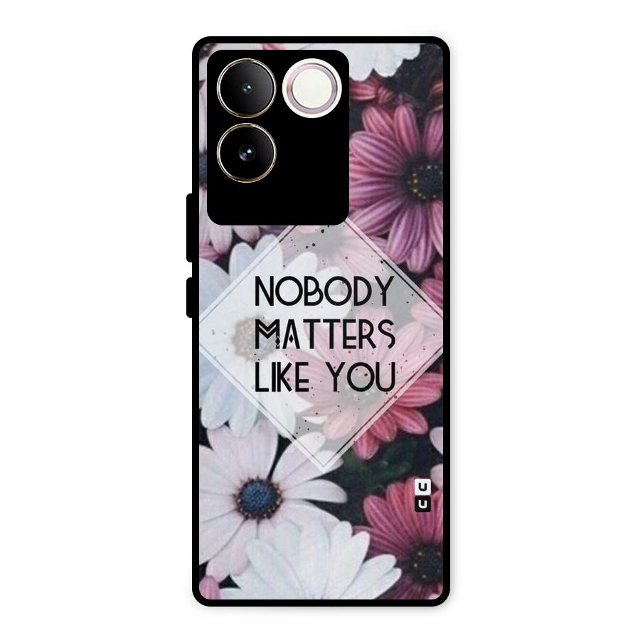 You Matter Metal Back Case for Vivo T2 Pro