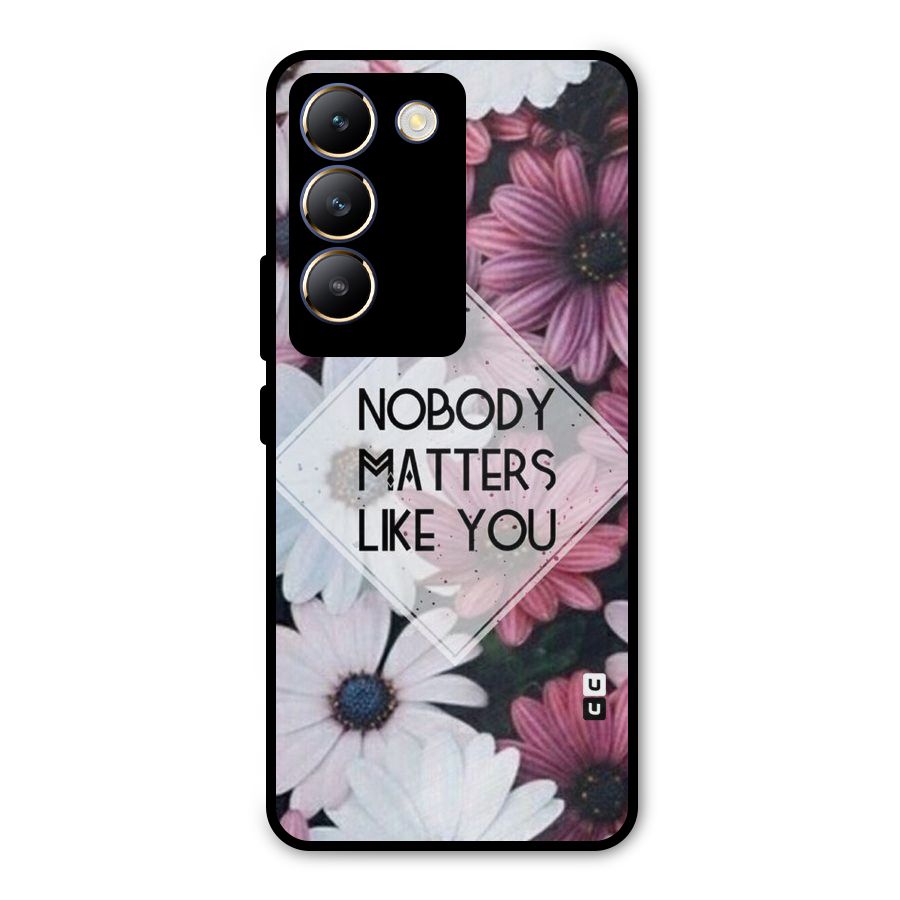 You Matter Metal Back Case for Vivo T3 5G