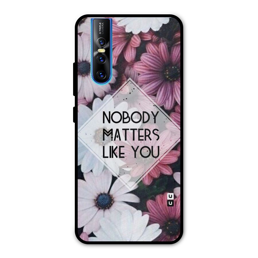 You Matter Metal Back Case for Vivo V15 Pro