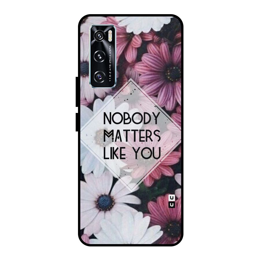 You Matter Metal Back Case for Vivo V20 SE