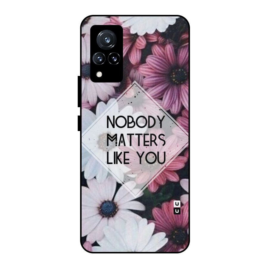 You Matter Metal Back Case for Vivo V21 5G