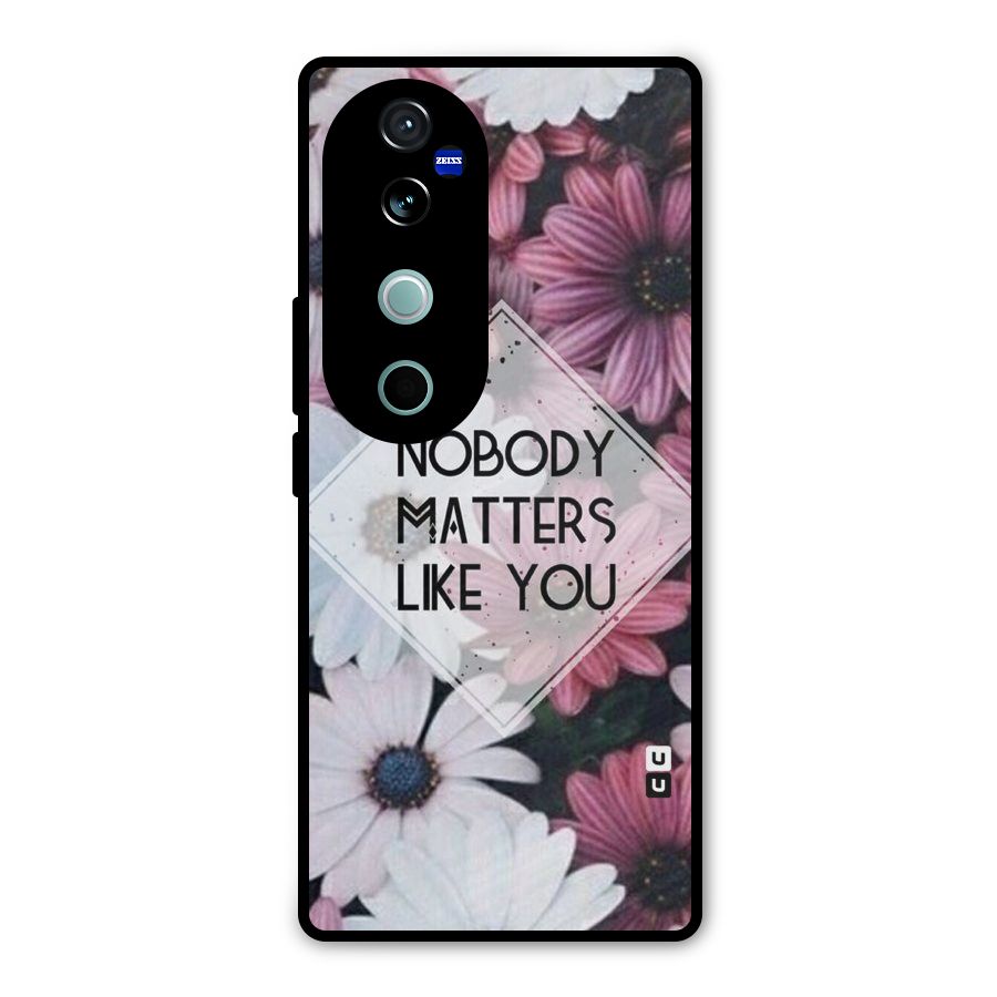 You Matter Metal Back Case for Vivo V40