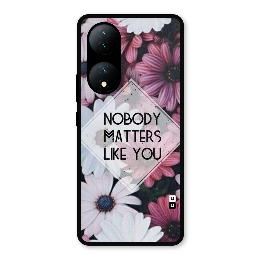 You Matter Metal Back Case for Vivo Y100a