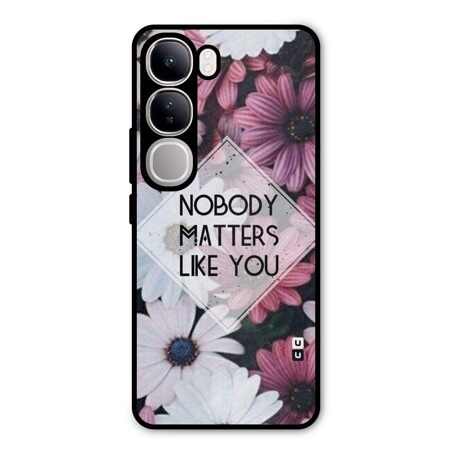 You Matter Metal Back Case for Vivo Y300