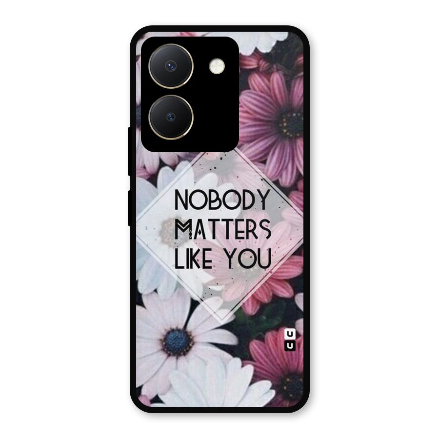 You Matter Metal Back Case for Vivo Y36