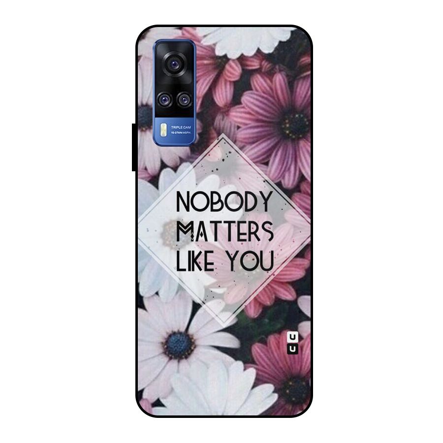You Matter Metal Back Case for Vivo Y51