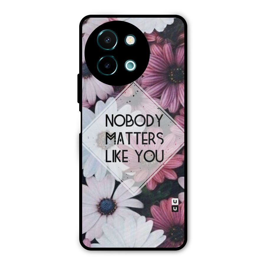 You Matter Metal Back Case for Vivo Y58