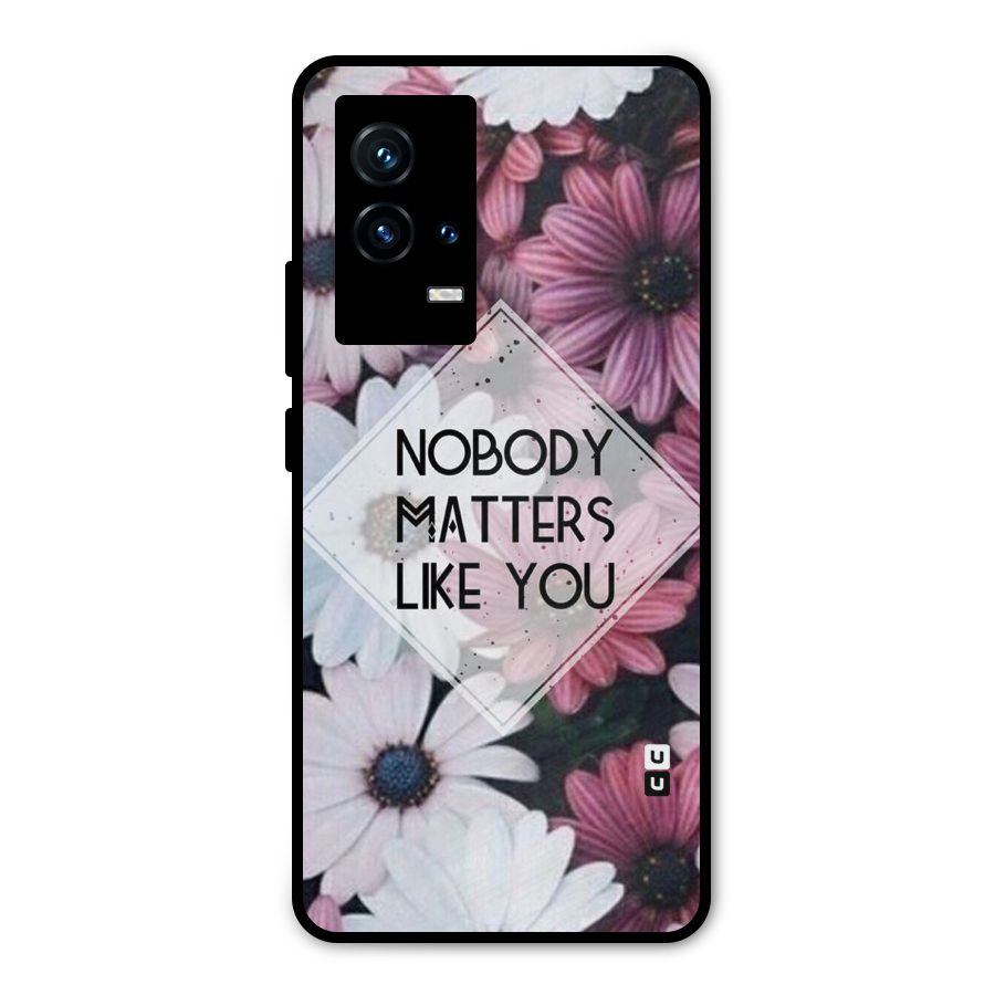 You Matter Metal Back Case for iQOO 9 5G