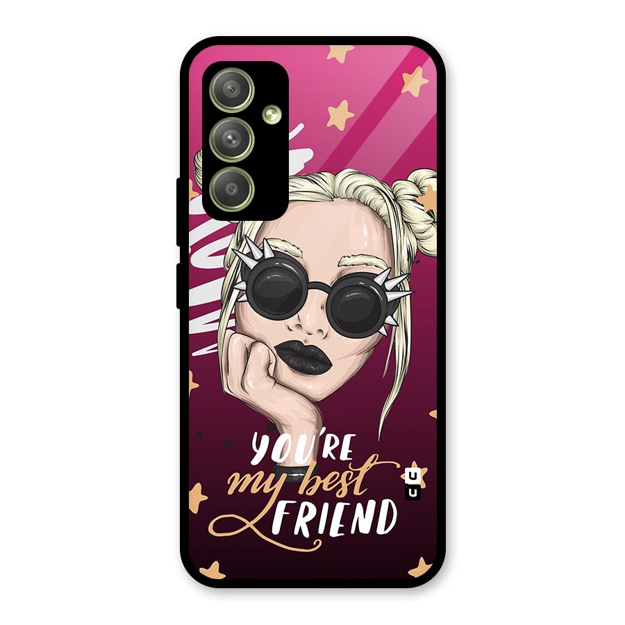 You My Best Friend Glass Back Case for Galaxy A54