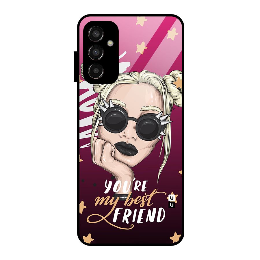 You My Best Friend Glass Back Case for Galaxy F13