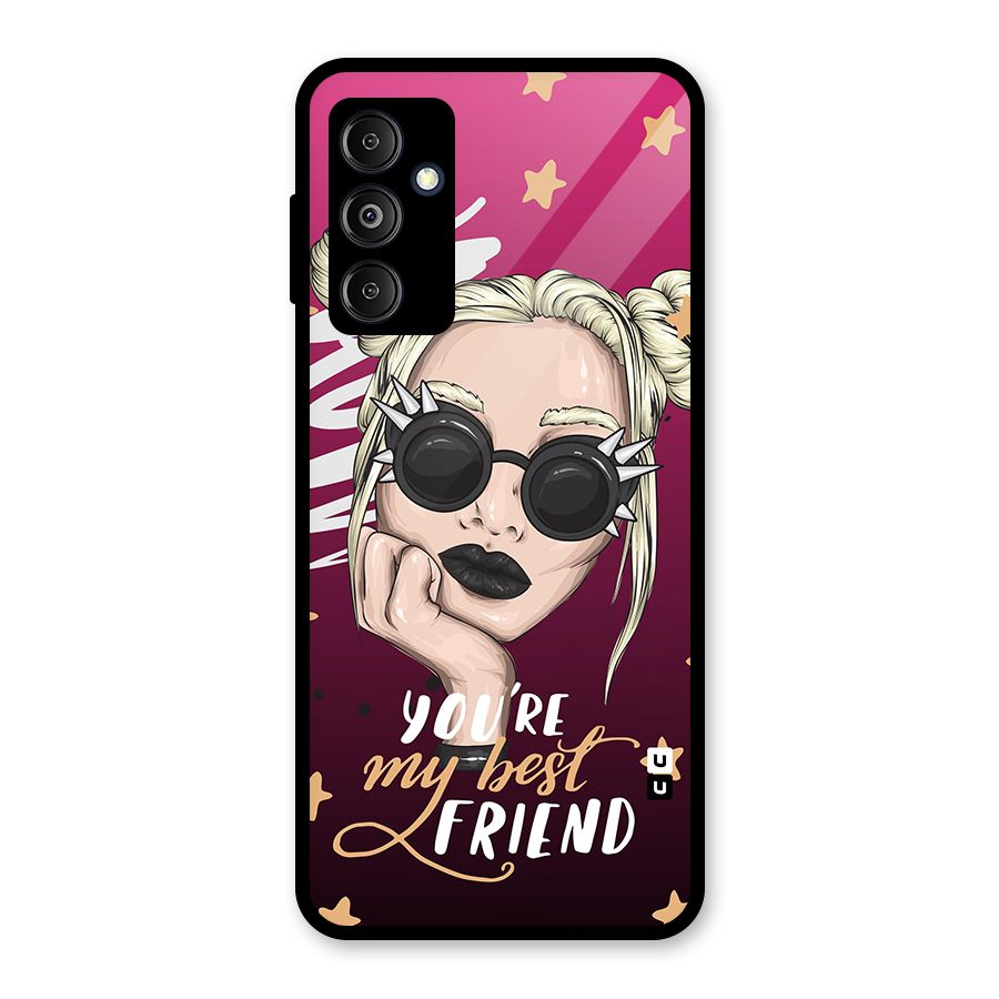 You My Best Friend Glass Back Case for Galaxy M14 5G