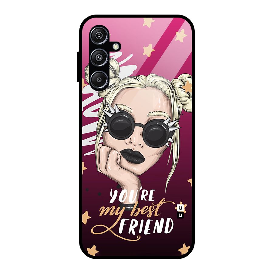 You My Best Friend Glass Back Case for Galaxy M34 5G